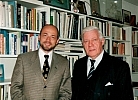 Markus Jankowicz trifft den ehemaligen deutschen Kanzler Helmut Schmidt 02.18.1995